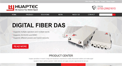 Desktop Screenshot of huaptec.com